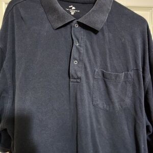 Classic Navy Polo Shirt with Pocket